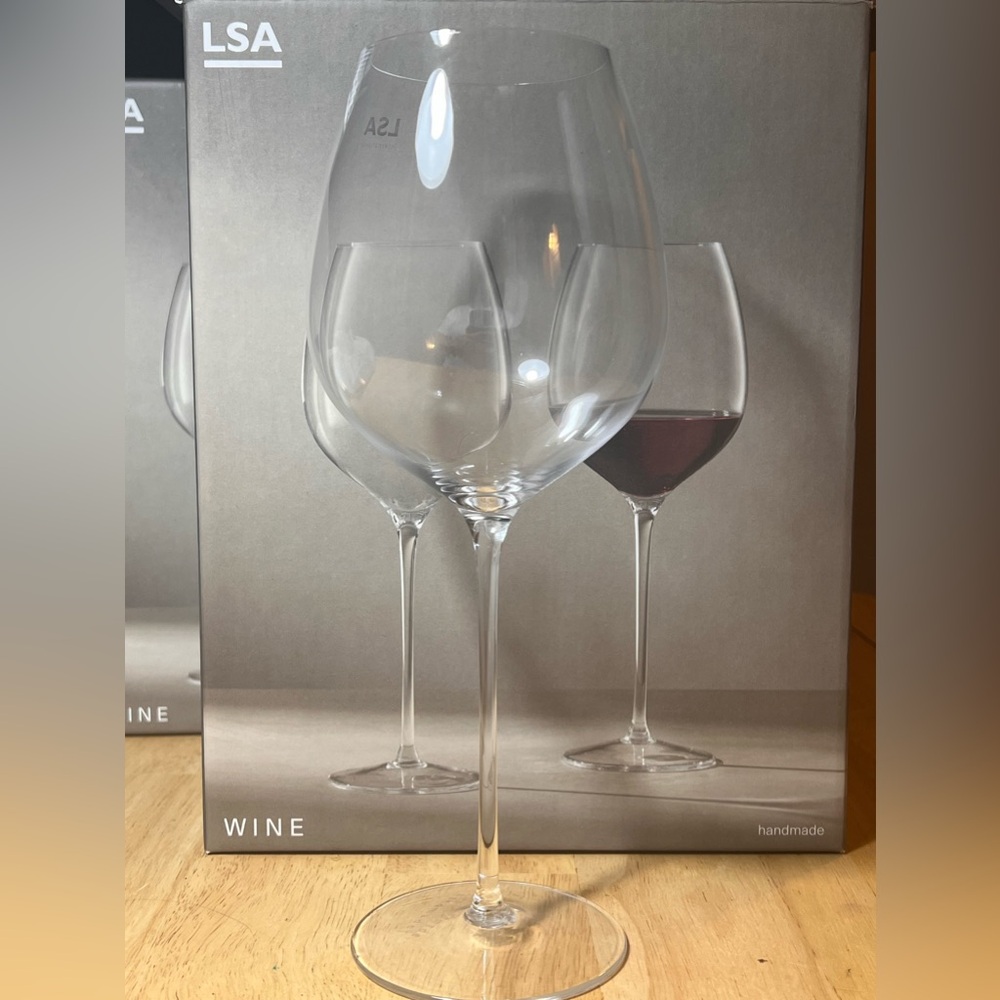 LSA Clear Red Wine Glasses, Set of 2 BNIB